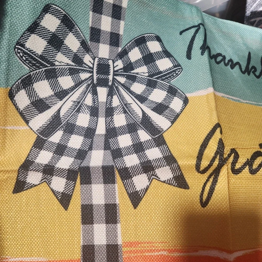 Fall Pillow Covers 18x18 Set Hello Fall Thankful Grateful Blessed Pumpkin Zipper